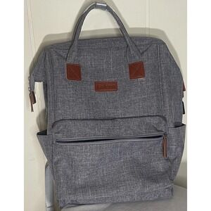 LOKASS Water-Resistant Laptop Backpack with USB Charging Port School/College Bag